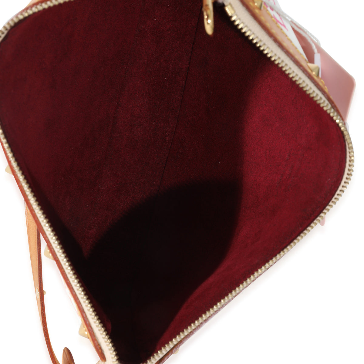 Louis Vuitton Louis Vuitton Pochette Accessories Red Vernis Leather