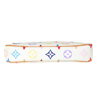 Louis Vuitton White Multicolor Canvas Pochette Accessories