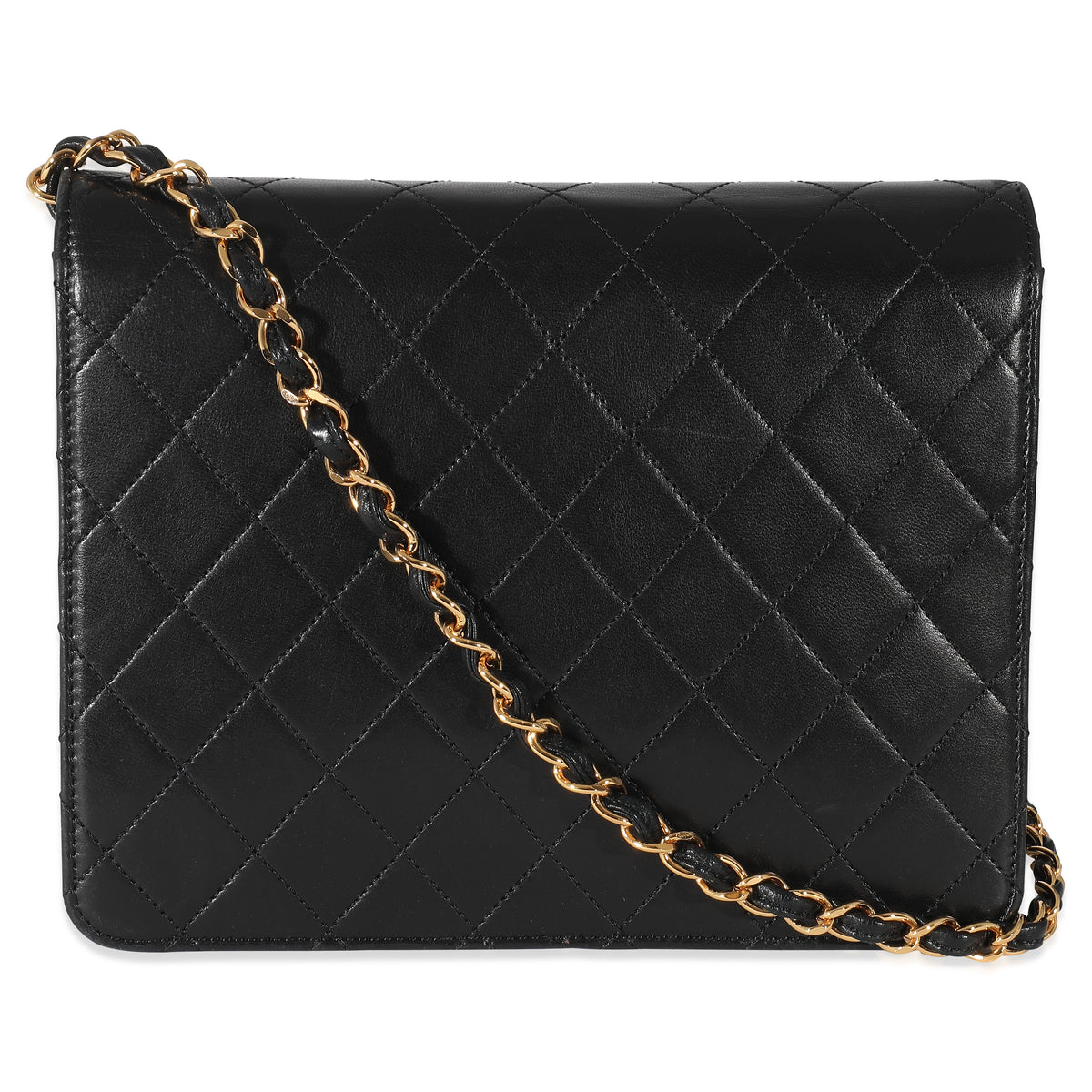 Chanel Vintage Black Lambskin Mini Flap Bag