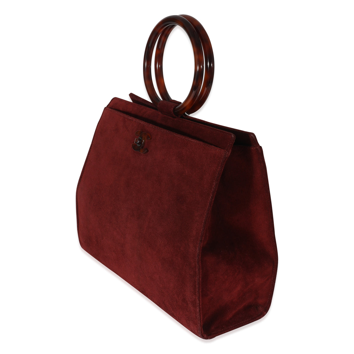 Chanel Red Suede Ring Top Handle Bag, myGemma, DE