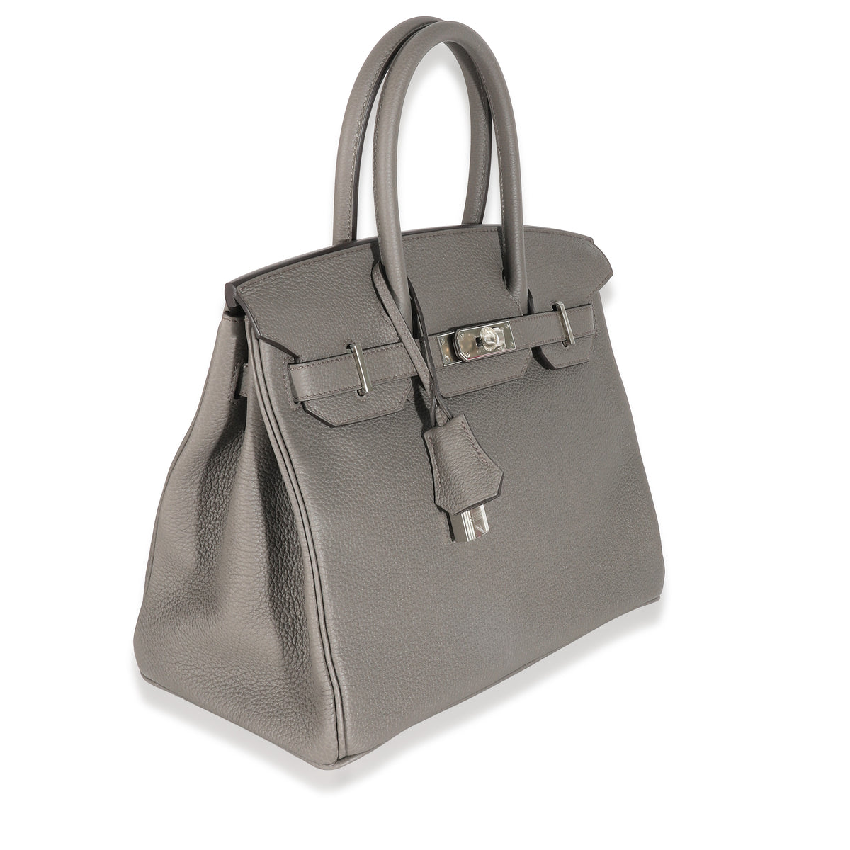 Hermès Gris Etain Togo Birkin 30 PHW